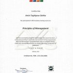 گواهینامه بین المللی اصول مدیریت Principles of Management