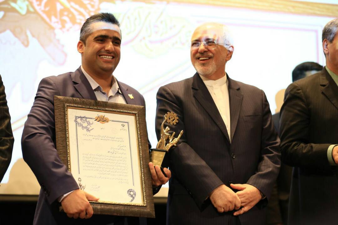 آقای امین تقی پور بعنوان‌جوانترین کارآفرین کشور