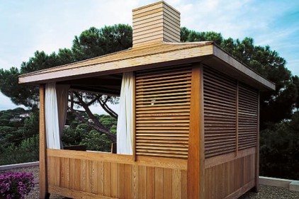 هزینه ساخت کلبه چوبی در باغ